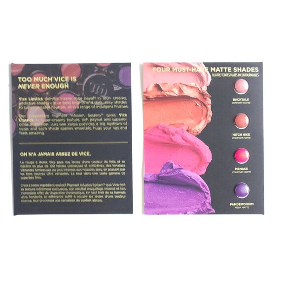 URBAN DECAY Cosmetic Bag with Samples Urban Decay Vice Lipstick All Nighter NEW - Picture 3 of 11